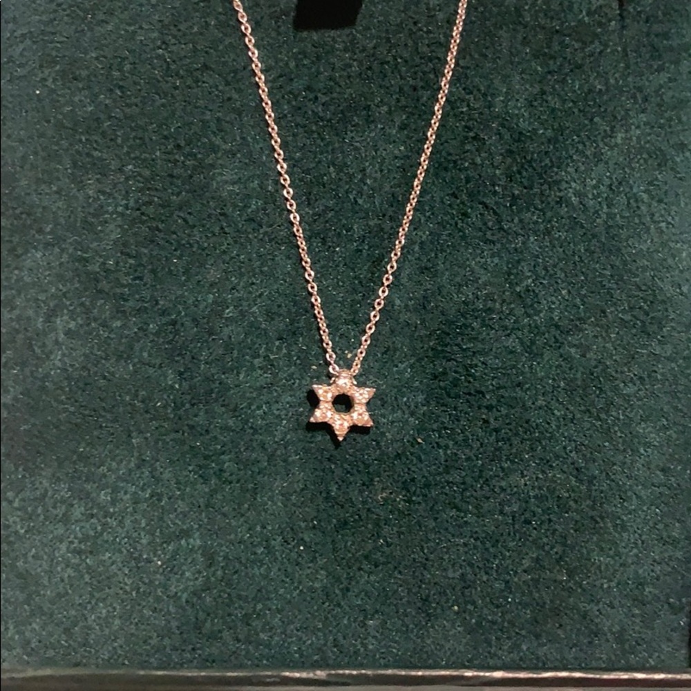 Roberto Coin Star of David pendant necklace, 16”